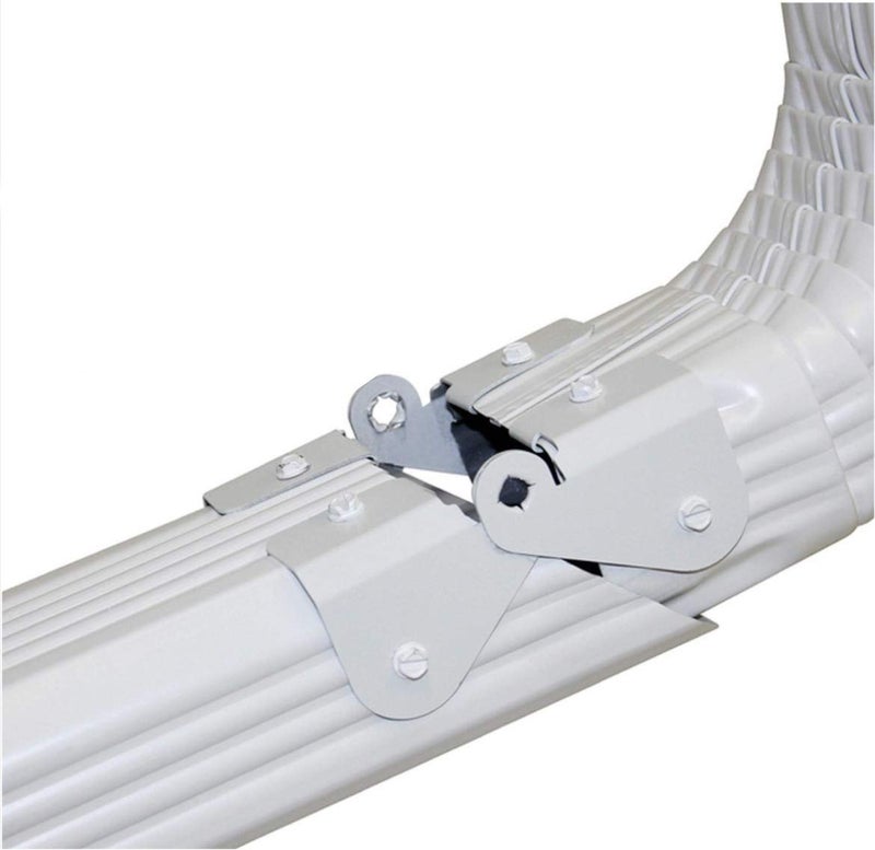 Zip Hinge - 3 Pack | 2-6 Pack Set Downspout Gutter Hinge - Fits 2x3, 3x4, 5 inch, 6 inch - Universal Fit - Made in The USA - Image 1